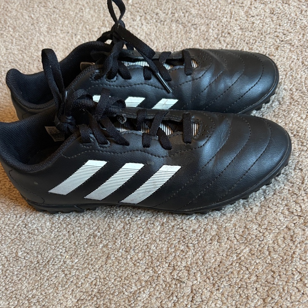 Adidas Kids Black and White Sneakers